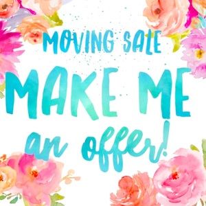 Moving sale!